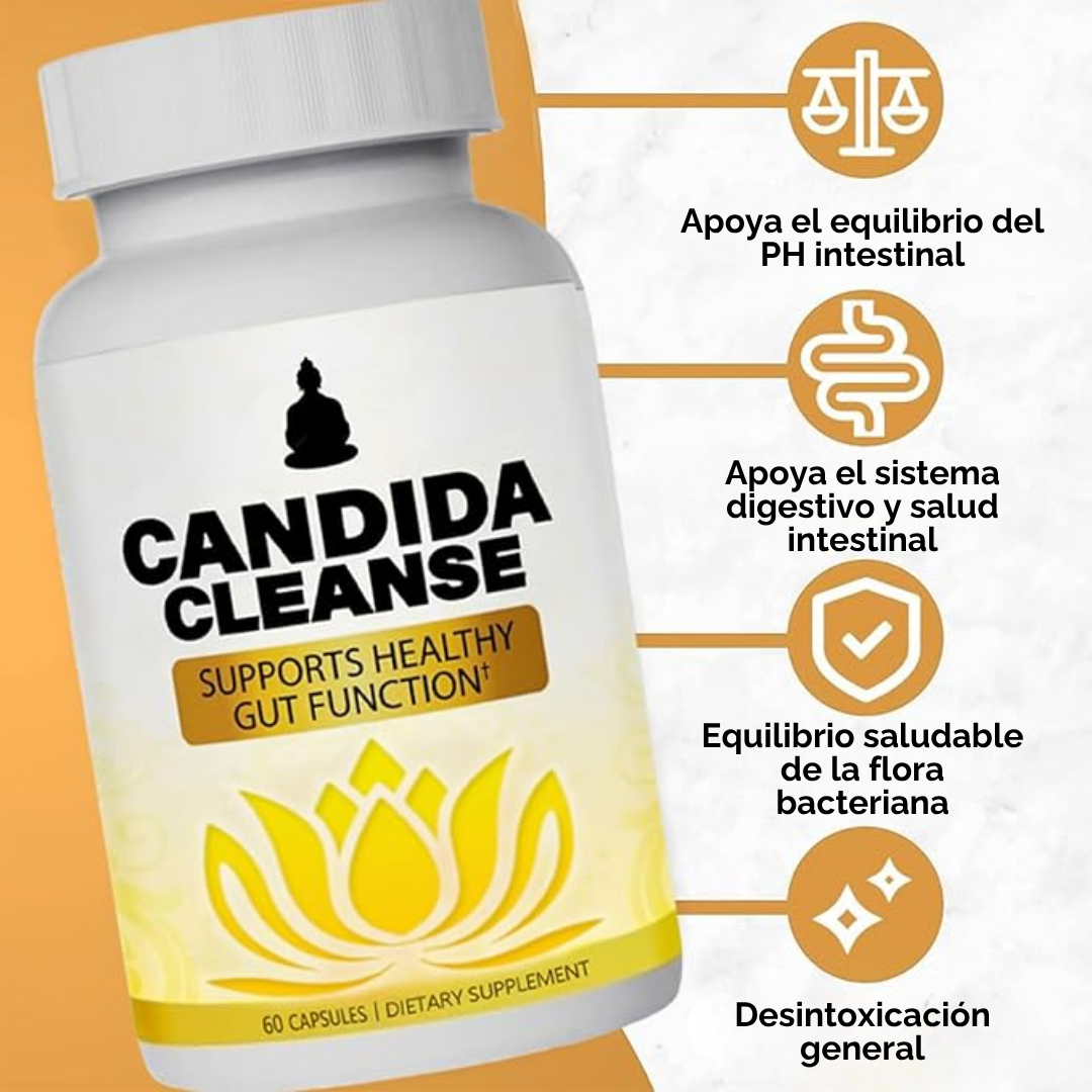 CANDIDA CLEANSE- Elimina el exceso del hongo Candida