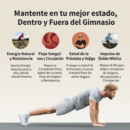 COMBO OXIDO NITRICO + PROSTATA PLUS/ DOBLE PODER PARA HOMBRES