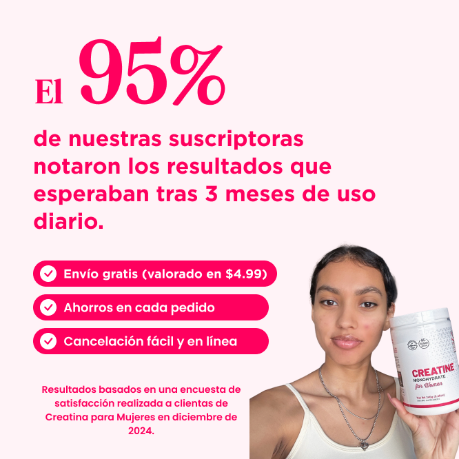 Creatina para Mujeres – Fórmula Especial para Aumentar Glúteos