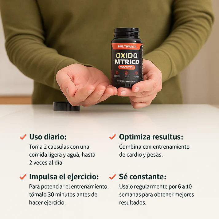 COMBO OXIDO NITRICO + PROSTATA PLUS/ DOBLE PODER PARA HOMBRES