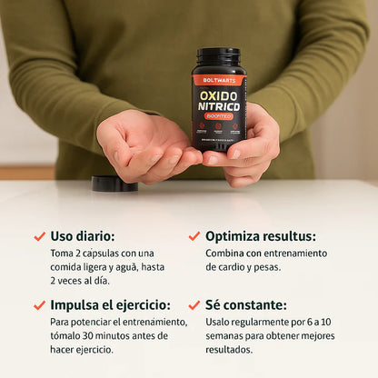 COMBO OXIDO NITRICO + PROSTATA PLUS/ DOBLE PODER PARA HOMBRES