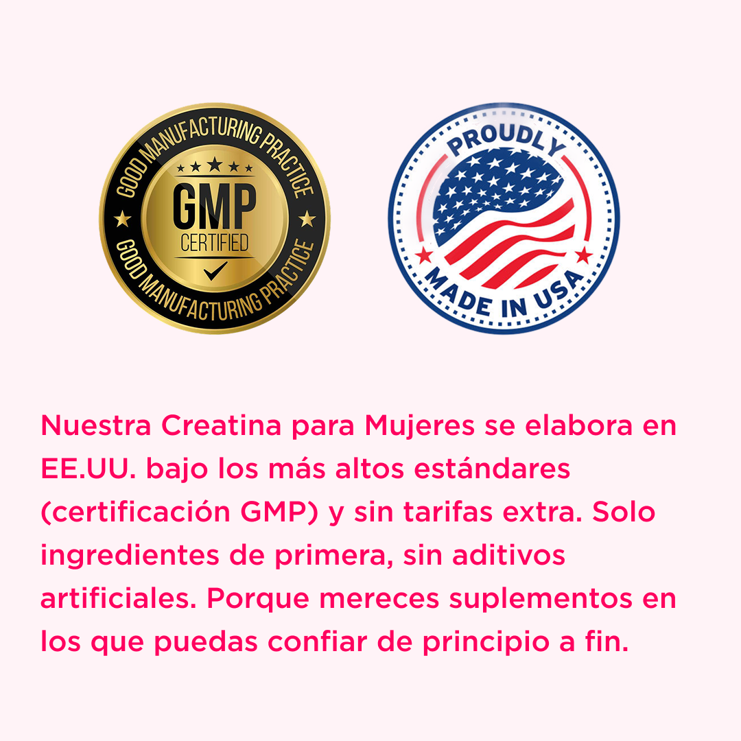 Creatina para Mujeres – Fórmula Especial para Aumentar Glúteos